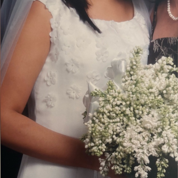 Vintage Vera Wang Wedding Gown - Picture 9 of 12